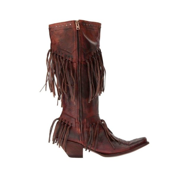 Old Gringo Pereyra Womens Western Fringe Boots - Picture 3 of 7